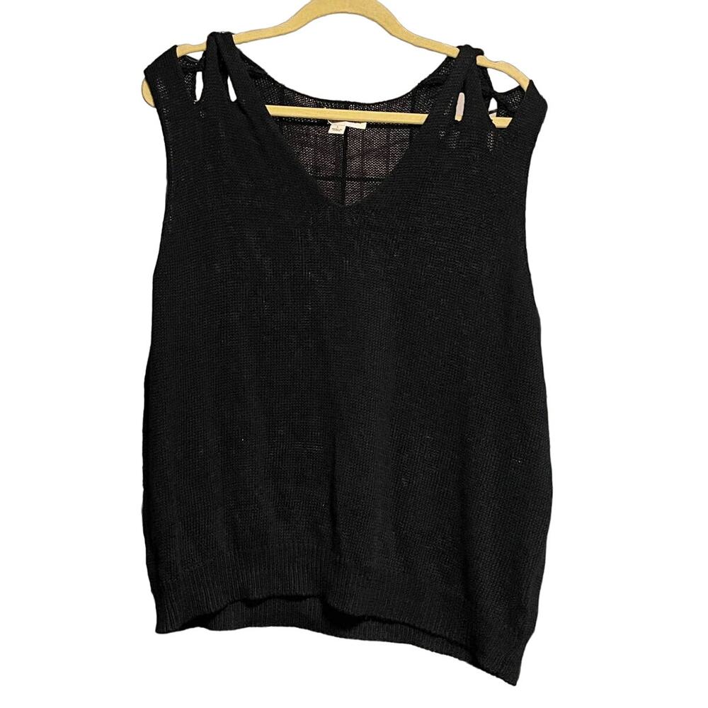 White + Warren Knit Tank Women's Sz L